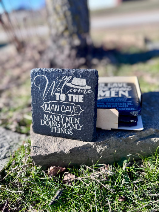 Custom Stone Coasters - 4 pack