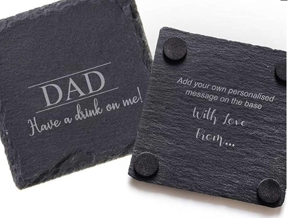 Custom Stone Coasters - 4 pack